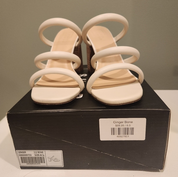 SHUSHOP HEELS color BONE size 6.5 - Picture 4 of 16